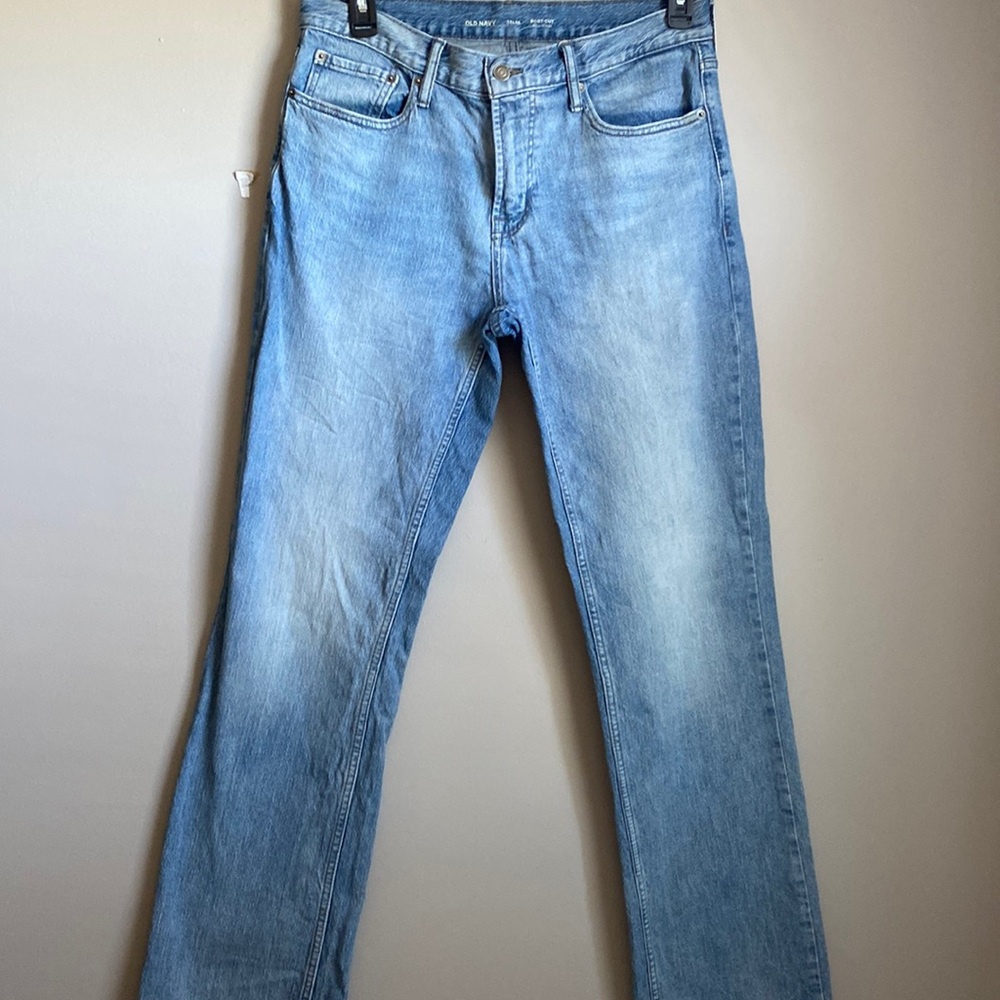 Old navy bootcut light wash jeans, 33x36
